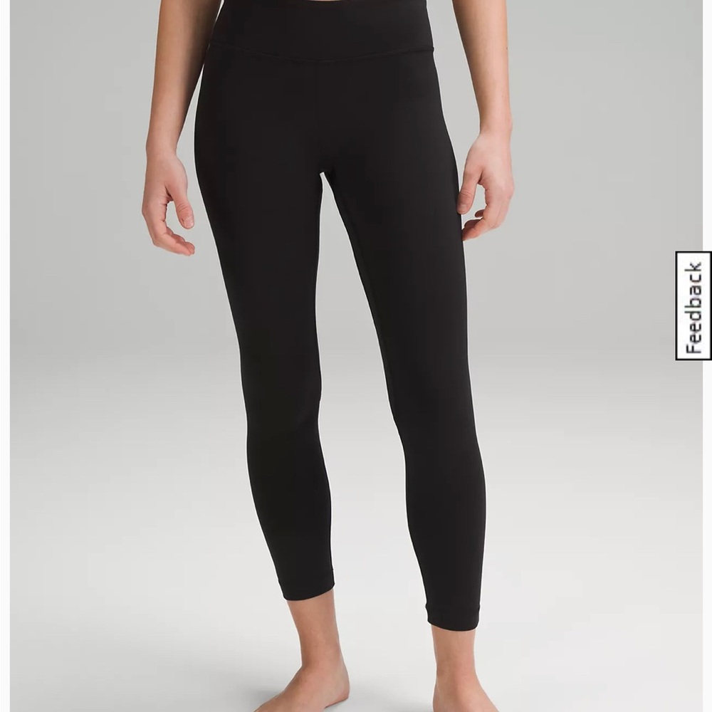 Thermal-lined black Lululemon leggings